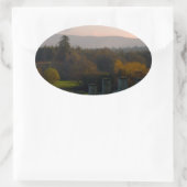 Ierland is prachtig ovale sticker (Tas)