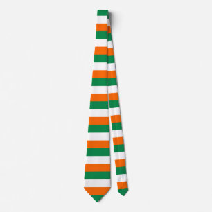 Ierland Ivoorkust Miami Niger Vlag Strepen Patte Stropdas