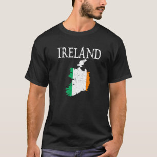 Ierland kaart Ierland T-shirt