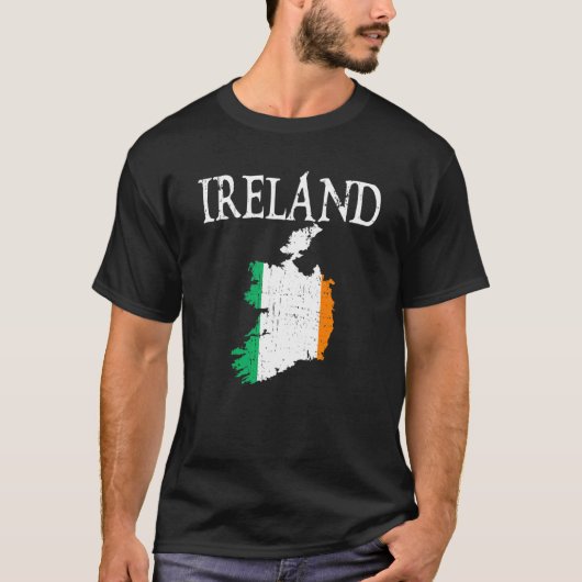 Ierland kaart Ierland T-shirt (Voorkant)