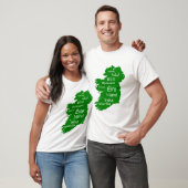Ierland kaart mannen t-shirt (Unisex)