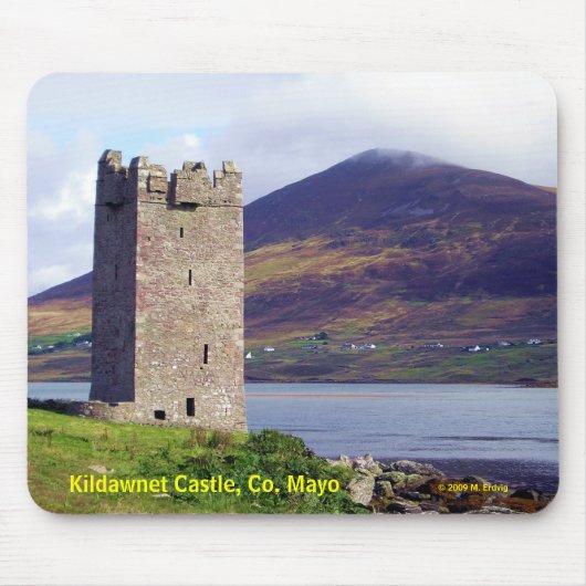 Ierland: Kildawnet Castle Mousepad Muismat (Voorkant)