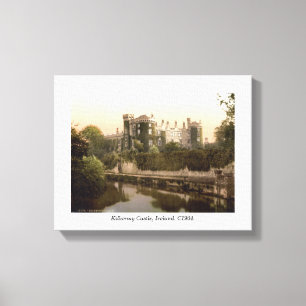  Ierland, Kilkenny medieval castle Canvas Afdruk