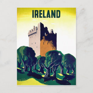 Ierland, land van romantiek, Blarey kasteel, vinta Briefkaart