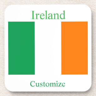 Ierland Land Vlag Thunder_Cove Bier Onderzetter