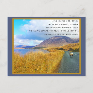 Ierland Landschap Foto van Irish Proverb Briefkaart