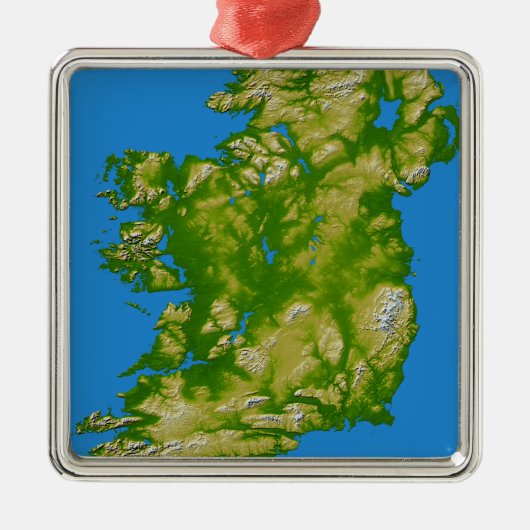 Ierland Metalen Ornament (Voorkant)