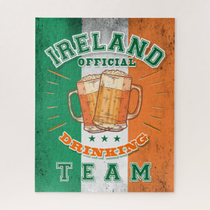 Ierland Officieel Drankteam. Grappig bier Legpuzzel
