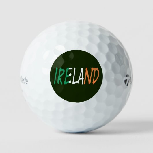 Ierland op Ierse vlag tmtp5 gbcnt Golfballen (Voorkant)