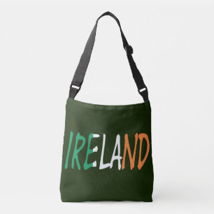 Ierland overlay op Ierse vlag cbcnt Crossbody Tas