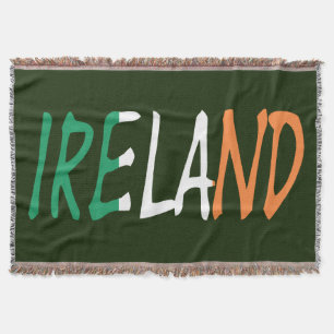 Ierland overlay op Ierse vlag tbcn Deken