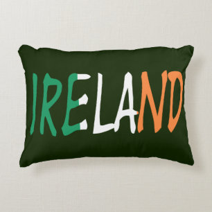 Ierland overlay op Ierse vlag tpcnt Accent Kussen
