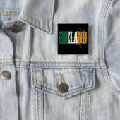 IERLAND PIN VIERKANTE BUTTON 5,1 CM (In situ)