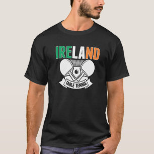 Ierland Ping Pong Ierse Tafeltennis Team Onderst T-shirt