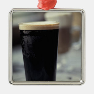 Ierland. Pint stout. Metalen Ornament