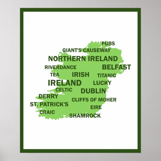 Ierland Poster (Voorkant)