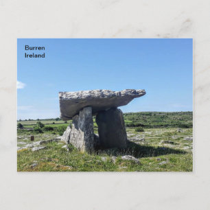 Ierland, Poulnabrone Portal Tomb, Burren, Clare Briefkaart