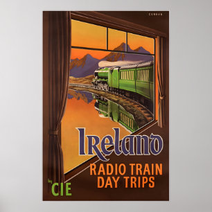 Ierland Print Ierse Kunst CIE Reisposter
