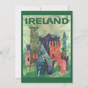 Ierland Reis 5x7 Grote Postkaart Bedankkaart