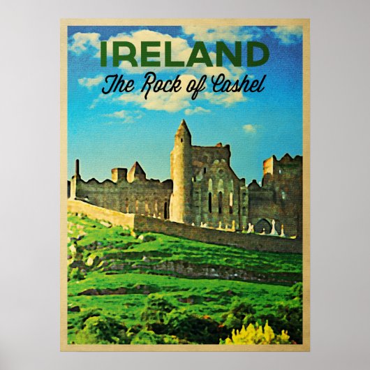 Ierland Rock of Cashel Poster (Voorkant)