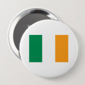 Ierland Ronde Button 4,0 Cm (Voorkant /achterkant)
