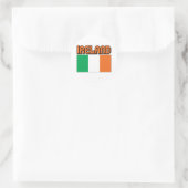 Ierland Ronde Sticker (Tas)