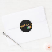 Ierland Ronde Sticker (Envelop)