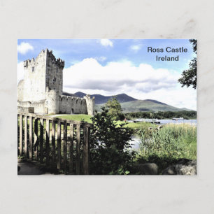 Ierland, Ross Castle, Killarney, Kerry, Briefkaart