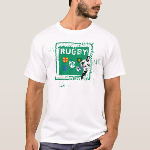 Ierland Rugby Fans T-Shirt Pass Ball