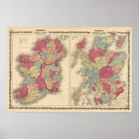 Ierland Schotland Poster (Voorkant)
