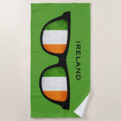 IERLAND Shades aangepaste badhanddoek (Voorkant)