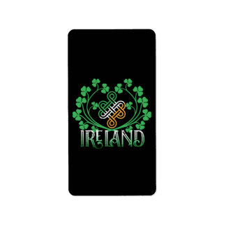 IERLAND SHAMROCK ETIKET
