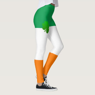 Ierland & Shamrock, Ierse mode van de vlag / sport Leggings