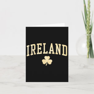 Ierland Shamrock Klaver Iers Lucky Groen Vintage Kaart