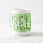 Ierland Shamrocks Koffiemok (Voorkant links)