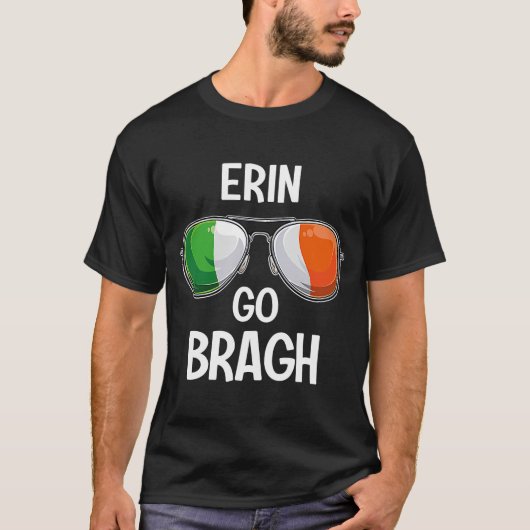 Ierland St Patrick's Day Party Irish Erin Go Bragh T-shirt (Voorkant)