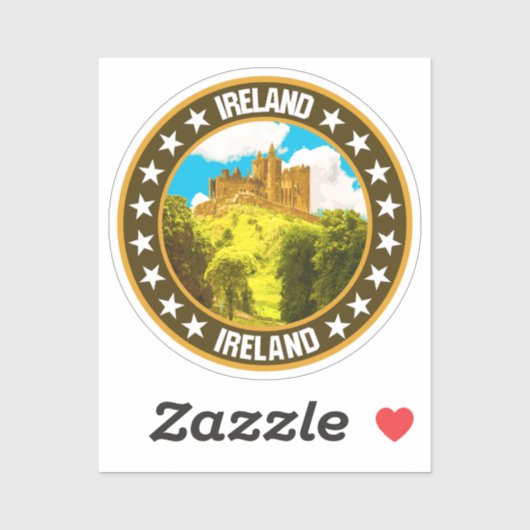Ierland Sticker (Vel)