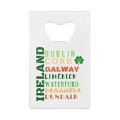 IERLAND SUBWAY ART KREDIETKAART FLESSENOPENER (Achterkant)