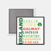 IERLAND SUBWAY ART MAGNEET (Voorkant / Achterkant)