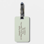 Ierland Symbolen Bagagelabel (Achterkant verticaal)