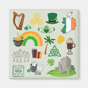 Ierland Symbolen Magneet