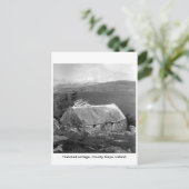 Ierland Thatched cottage, County Mayo Briefkaart (Staand voorkant)