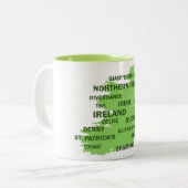 Ierland Tweekleurige Koffiemok (Voorkant links)
