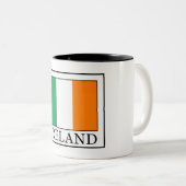 Ierland Tweekleurige Koffiemok (Voorkant rechts)
