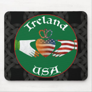 Ierland USA Claddagh Mousemat Muismat