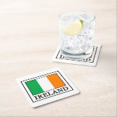 Ierland Vierkante Kartonnen Onderzetter (Insitu)