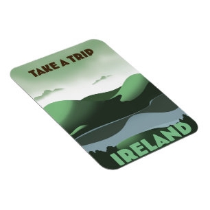 Ierland vintage reisposter magneet