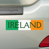 ierland vlag bumpersticker (Op auto)