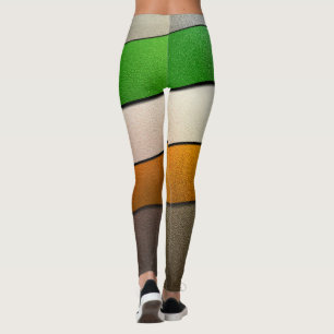 Ierland vlag Colors-Chrome door Shirley Taylor Leggings