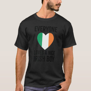 Ierland Vlag iedereen houdt van een leuke Ierse jo T-shirt